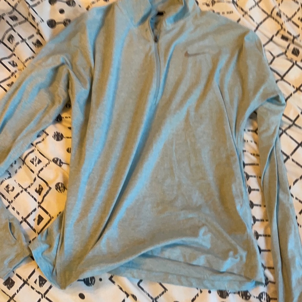 Nike small blue quarter zip
